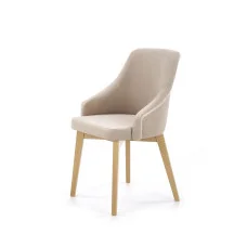 TOLEDO CHAIR 2, OAK HONEY / BEIGE